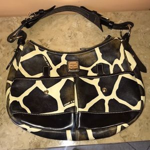 Dooney & Bourke giraffe print purse